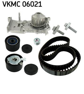 Pompe à eau + kit de courroie de distribution (Kit courroie de distribution) SKF ref. VKMC 06021